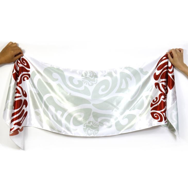 100% Poly Satin Scarf Handmade