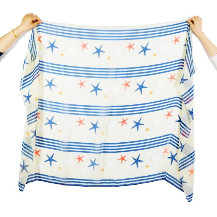 100% Polyester Voile Neckerchief