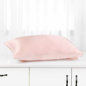 Zipper Silk Pillow Case