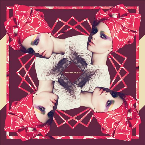 China Digital Print Silk Scarf