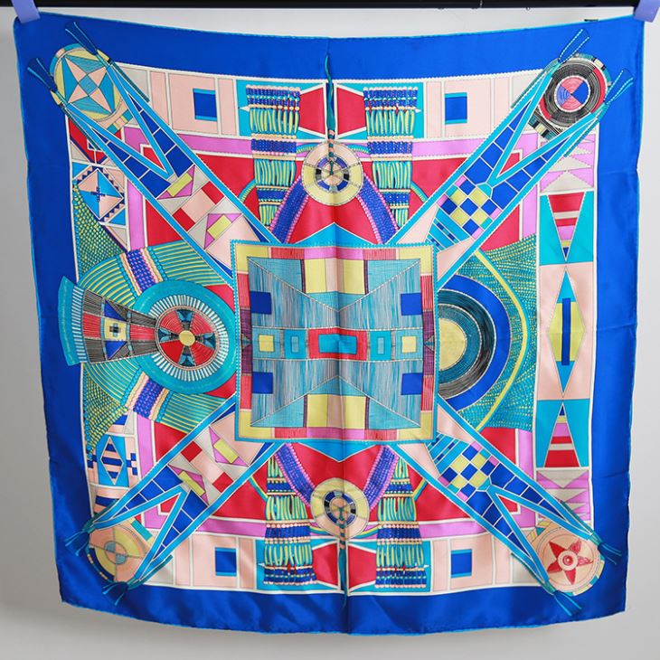 Factory Direct Custom Digital Printed Chinese Silk Scarf