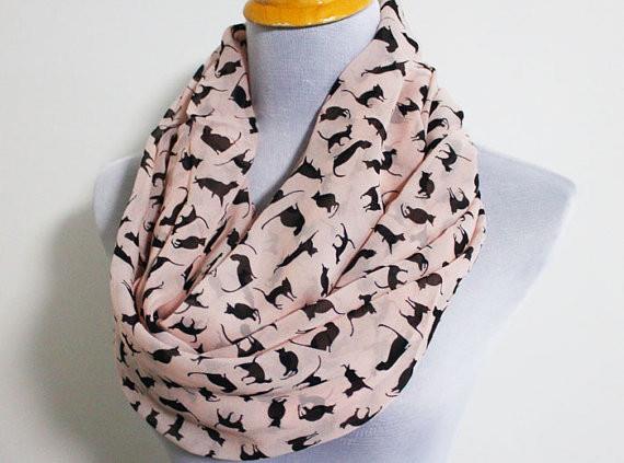 Design Logo Printed Infinity Scarves