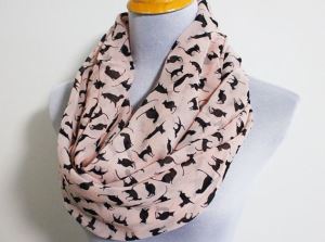 Design Logo Printed Infinity Scarves