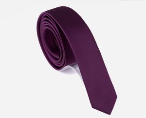 Plain Dyed Solid Color Stripe Necktie