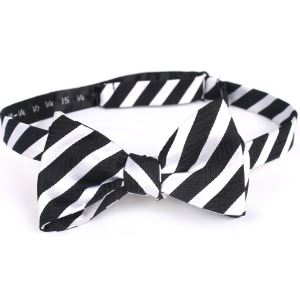 Bowtie Logos Design Woven Silk Bowtie