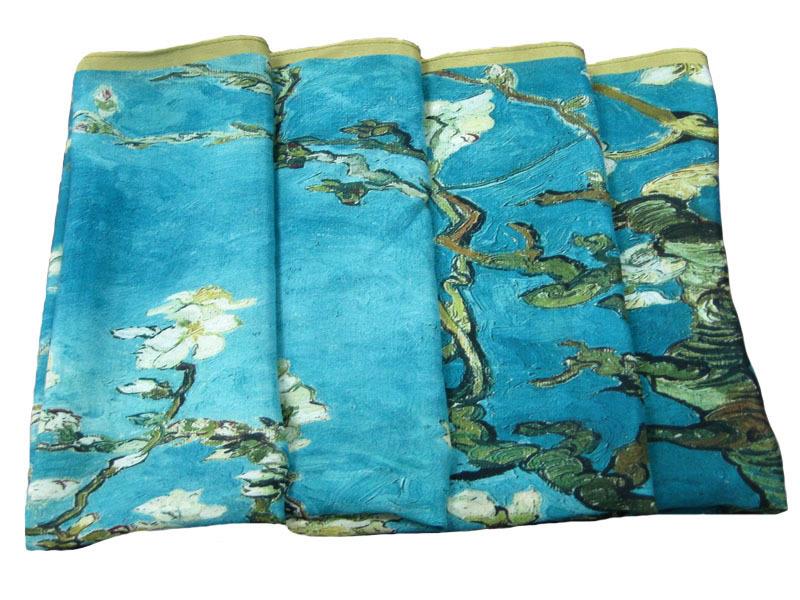 Made Personalized Digital Silk Scarves