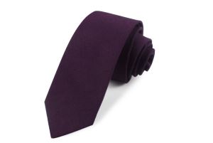 Slim And Skinny Solid Color Neckties For Men