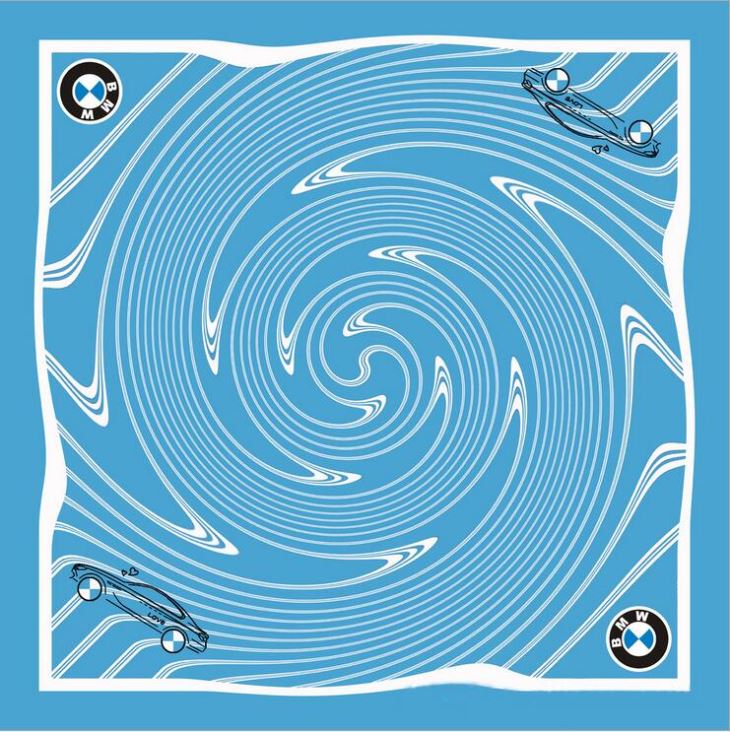 Logo Cheap Promotional Polyester Silk Scarves