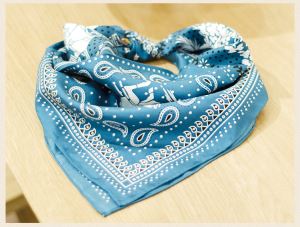 Logo Polyester Twill Neck Uniform Scarf