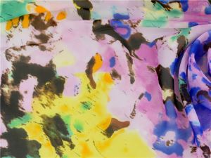 Design Digital Printed Faux Silk Chiffon Fabric