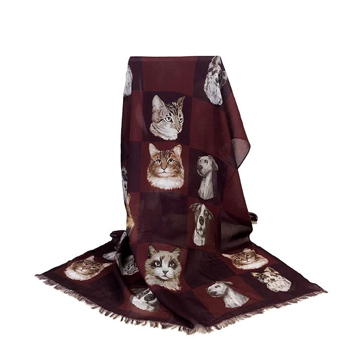  Hangzhou Custom Print  Modal  Fabric Hijab Long Scarf (6)
