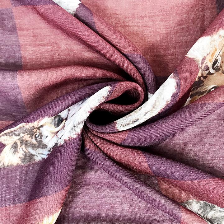  Hangzhou Custom Print  Modal  Fabric Hijab Long Scarf (4)