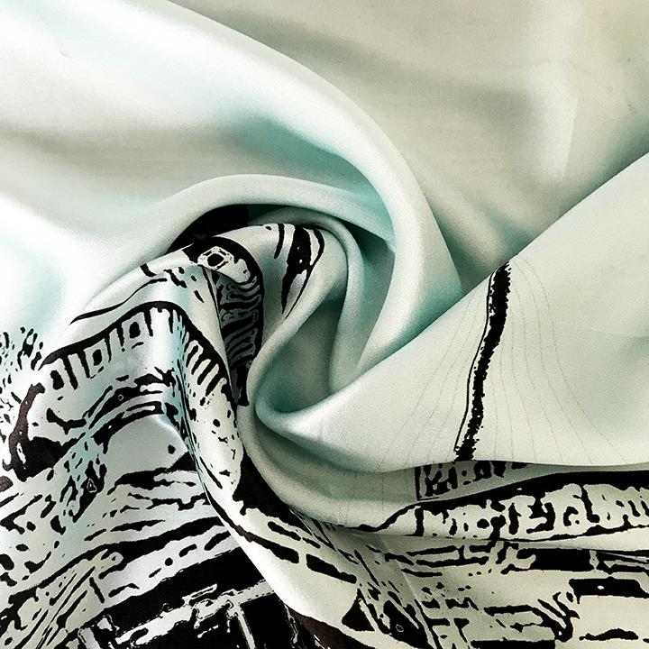 Online Make Your Own Personalized Photo Scarf Satin Chiffon (4)