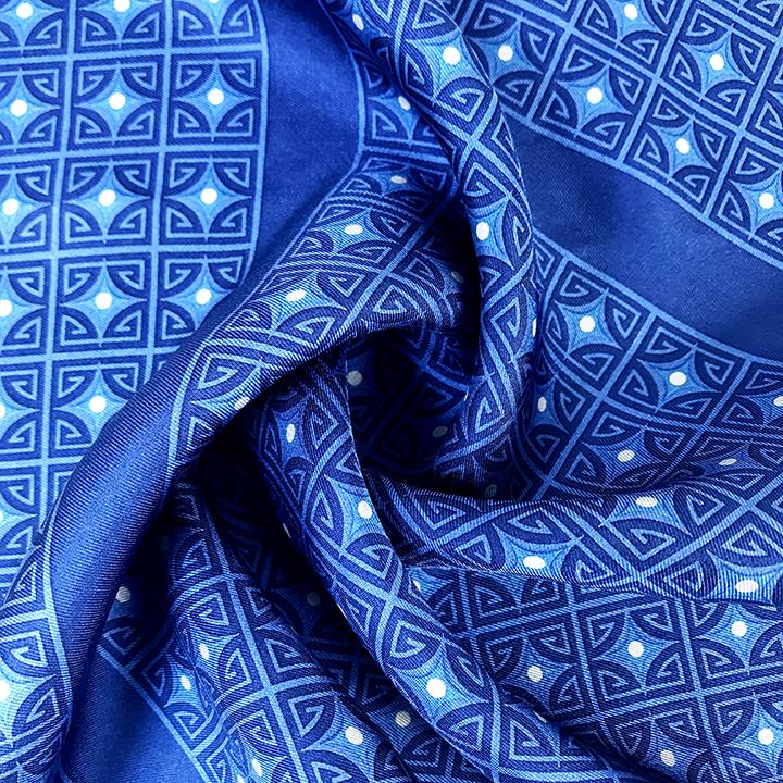 China Designer Silk Twill  Women's Square Scarf Wrap  (5)