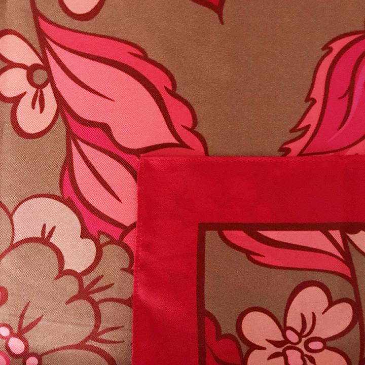 Fashion Women Square 110 110 Printed Custom Design Pure Silk Twill Scarf Large Silk Scarves (3)