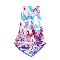 100% Silk Square Satin Scarf