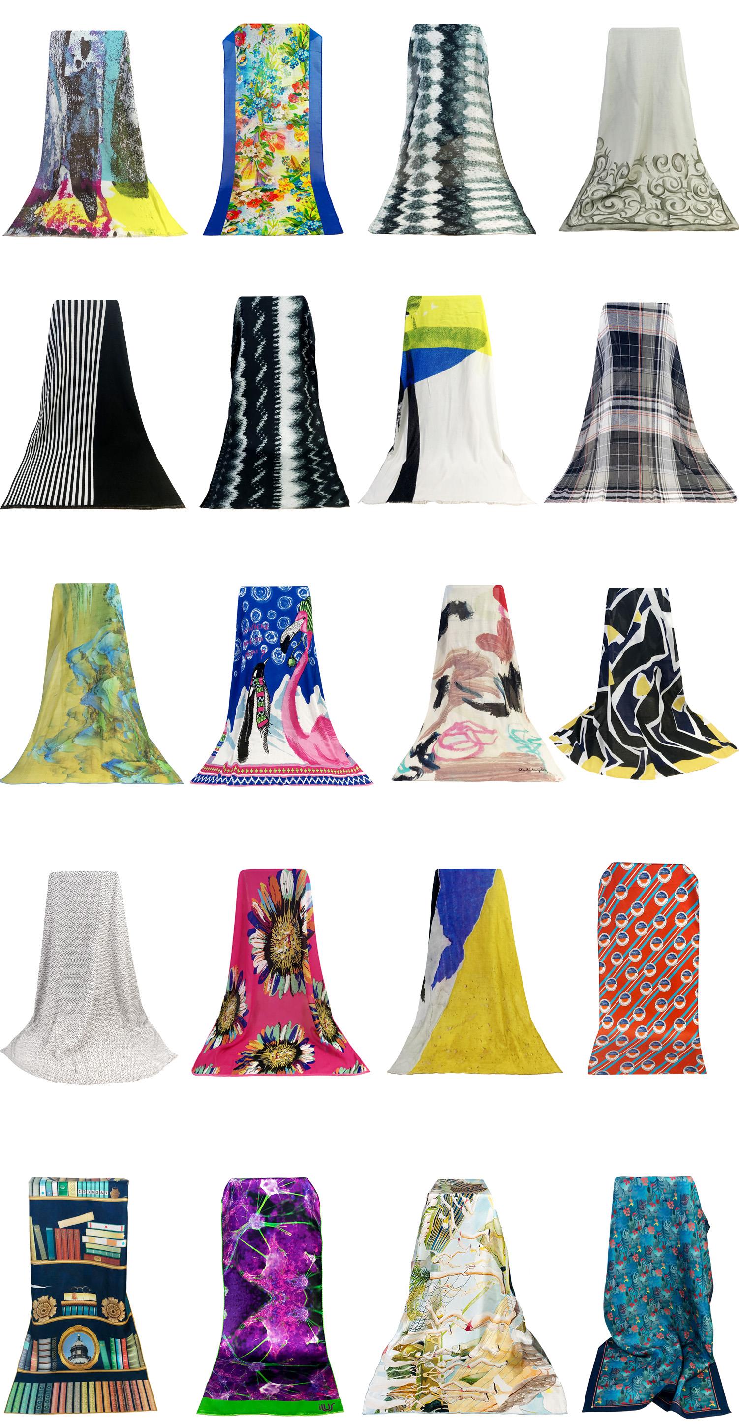 oblong scarf or shawl