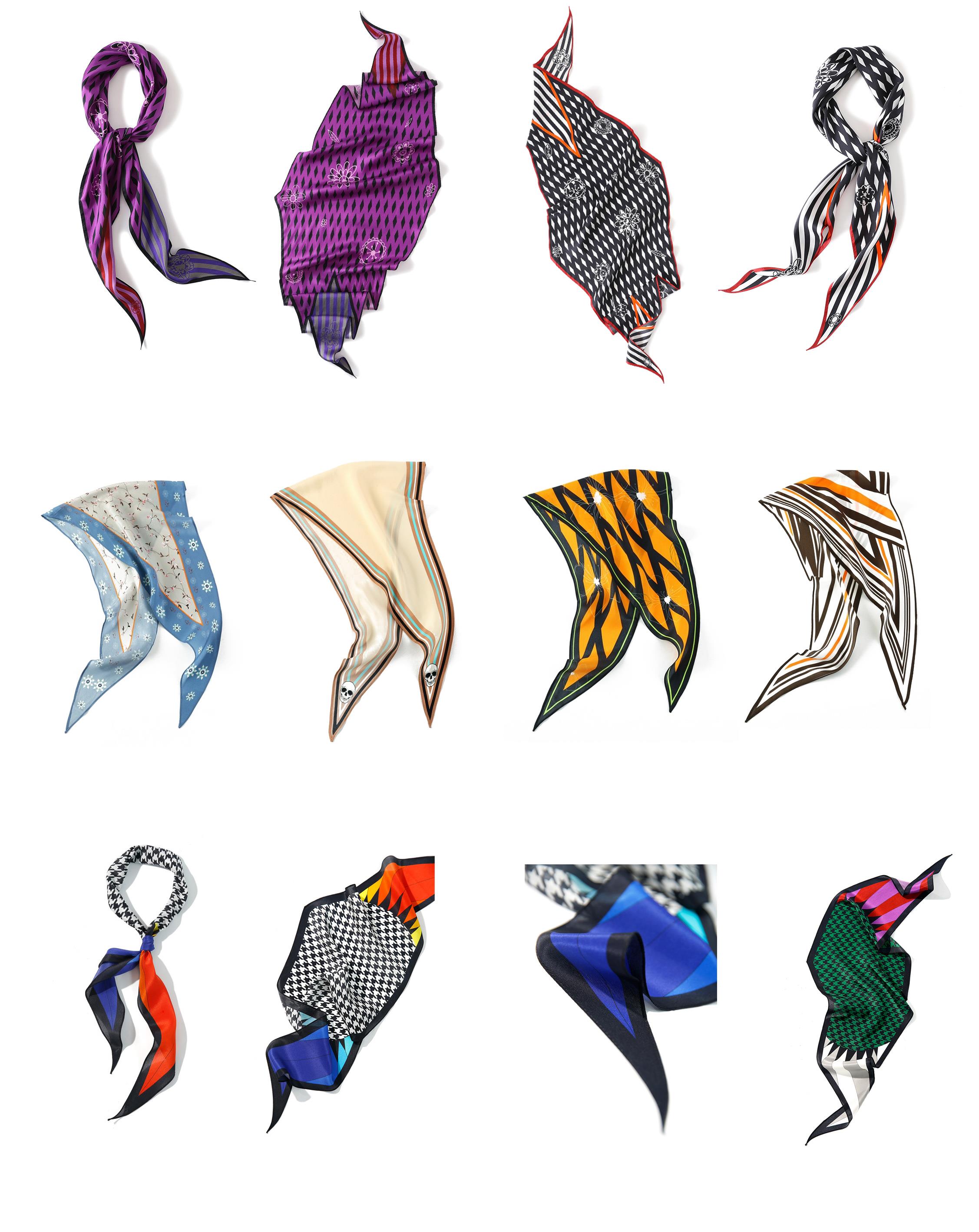 custom diamond scarf
