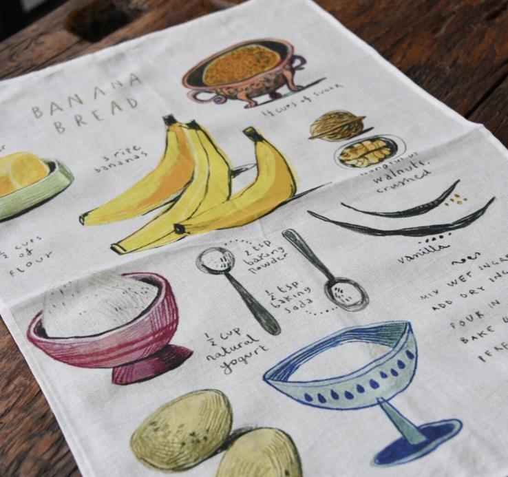 Cotton standard size Custom printing Kitchen tea towel (2)