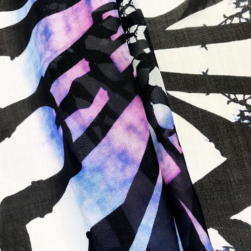 Custom Design Silk Cotton Scarf (3)