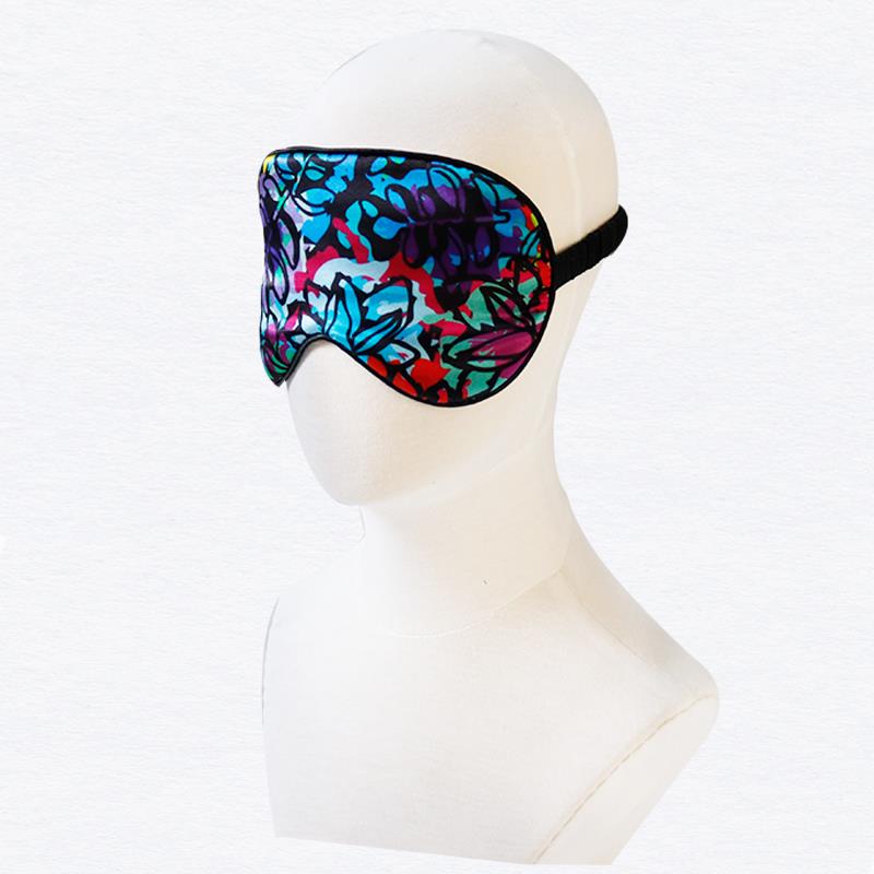 Soft Eye Shade Silk Satin Sleeping Eye Mask with Elastic Strap (4)