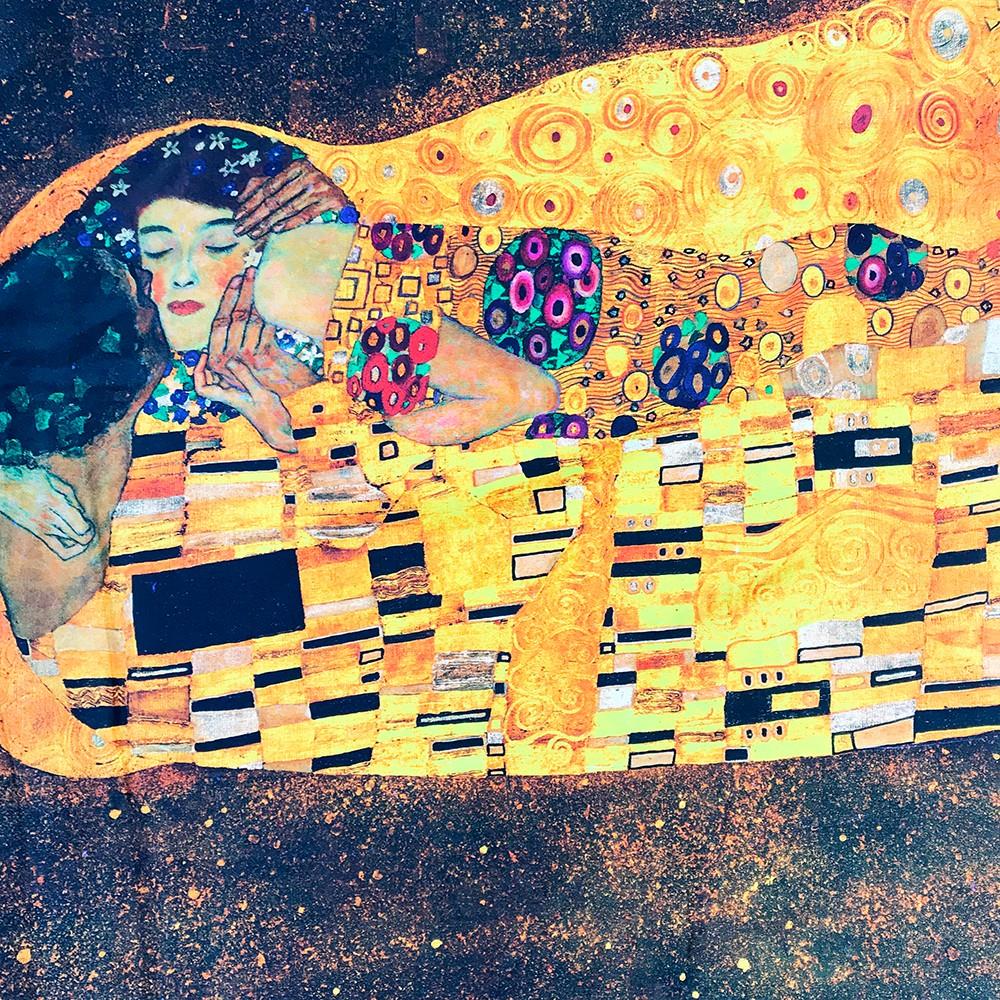 Custom Oil Painting Silk Satin Hijab (2)