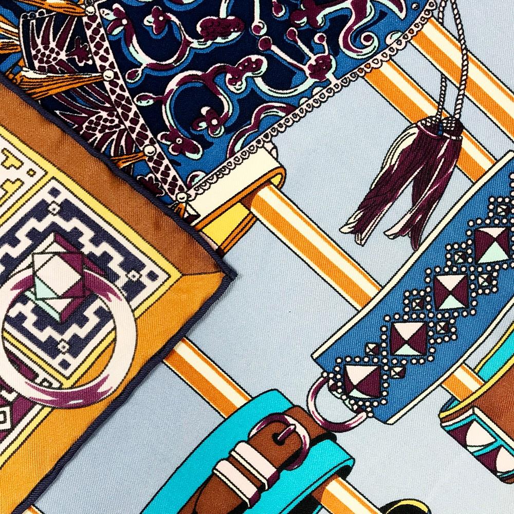 Personalized 100% Silk Twill Scarf (2)