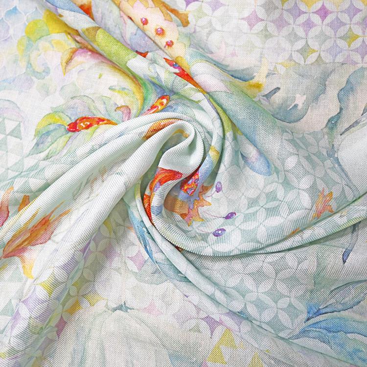Modal Cashmere Long Scarf (2)