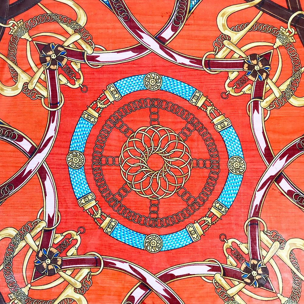 Digital Printing Silk Chiffon Scarf (2)