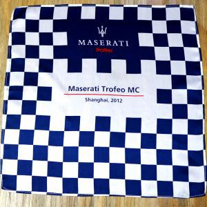 Printed Silk Satin Scarf For Brand