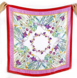Poly Satin Chiffon Scarf Shawl