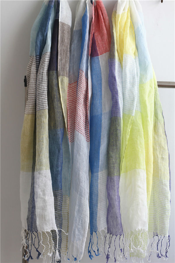 Custom design linen scarves