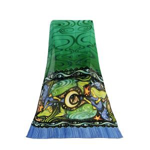 Printed Gauze Scarf