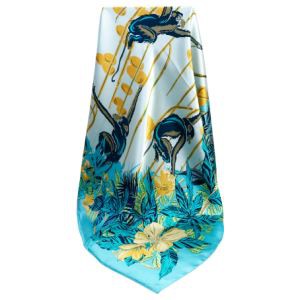 Printed Silk Satin Hijab