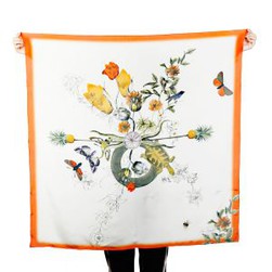 Columbia Silk Scarf Brand Custom Digital Print Silk Satin Scarves