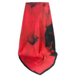 Digital Printed Long Silk Satin Scarf