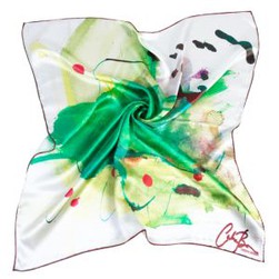 Digital Print Artist Silk Satin Hijab
