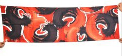 Digital Printed Cashmere Modal Scarves For Japan Client Mixed Color Design
