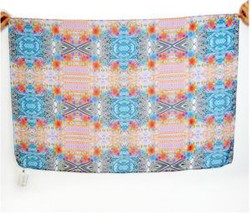 Custom Digital Printed Polyester Chiifon Shawls For BEBE USA Verious Color Design
