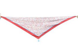 French Company Digital Printed Polyester Satin Triangular Scarves
