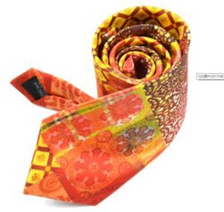 Digital Printed Silk Ties For American Client Bright Color Ties