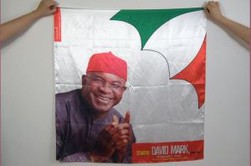 Nigeria Election Custom Image Desig Heat Transfer Printed Polyester Satin Scarves