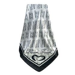 Polyester scarf for promotional event