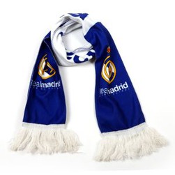 Knitted Jacquard Cotton Football Scarf