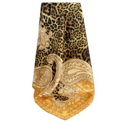 Leopard Design Silk Hijab