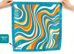 Made Screen Print Small Bandana For Fornet