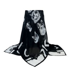 Print Women's Muffler Cat Modal Scarves
