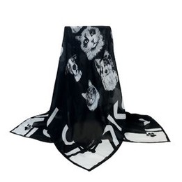 Print Women's Muffler Cat Modal Scarves