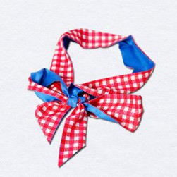 Ribbon Hair Band Choker Silk Scarf