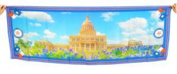 Digital Print Viscose Long Scarves For Texas Government